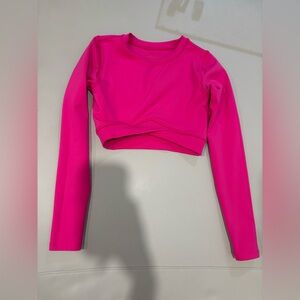 L space Aim High Long Sleeve Crop Top